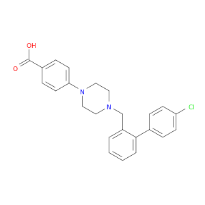 4-[4-(4'-氯-2-联苯基甲基)-1-哌嗪基]苯甲酸