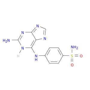 Benzenesulfonamide, 4-[(2-amino-1H-purin-6-yl)amino]-