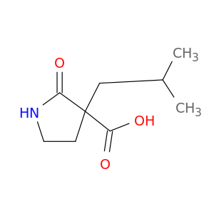 3-(2-Methylpropyl)-2-oxopyrrolidine-3-carboxylic acid
