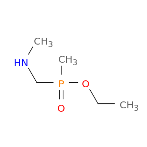 Phosphinic acid, methyl[(methylamino)methyl]-, ethyl ester