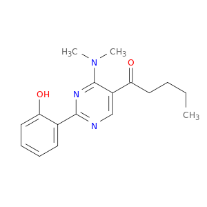 1-Pentanone, 1-[4-(dimethylamino)-2-(2-hydroxyphenyl)-5-pyrimidinyl]-