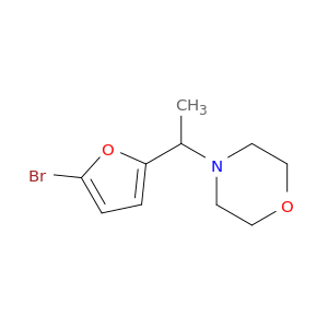 Morpholine, 4-[1-(5-bromo-2-furanyl)ethyl]-
