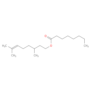 Octanoic acid, 3,7-dimethyl-6-octenyl ester