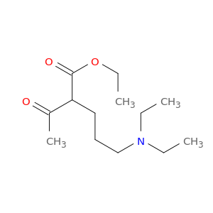Pentanoic acid, 2-acetyl-5-(diethylamino)-, ethyl ester