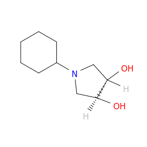 3,4-Pyrrolidinediol, 1-cyclohexyl-, (3S,4S)-