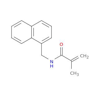 2-Propenamide, 2-methyl-N-(1-naphthalenylmethyl)-