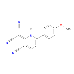 Propanedinitrile, [3-cyano-6-(4-methoxyphenyl)-2(1H)-pyridinylidene]-