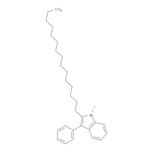 1H-Indole, 2-pentadecyl-3-phenyl-