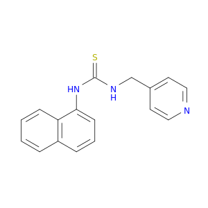Thiourea, N-1-naphthalenyl-N'-(4-pyridinylmethyl)-
