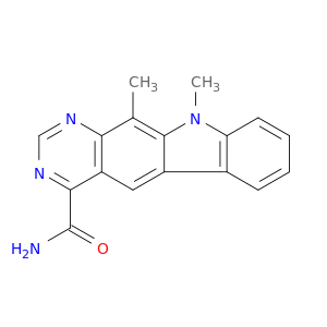 10H-Pyrimido[4,5-b]carbazole-4-carboxamide, 10,11-dimethyl-