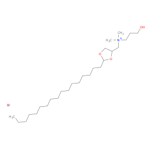 1,3-Dioxolane-4-methanaminium,2-heptadecyl-N-(3-hydroxypropyl)-N,N-dimethyl-, bromide (1:1)