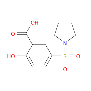 2-羟基-5-1-吡咯烷磺酰基苯甲酸