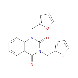 2,4(1H,3H)-Quinazolinedione, 1,3-bis(2-furanylmethyl)-