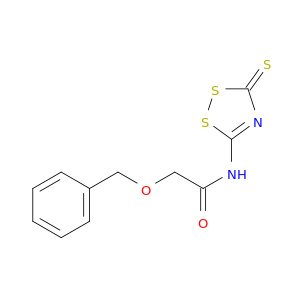 Acetamide, 2-(phenylmethoxy)-N-(3-thioxo-3H-1,2,4-dithiazol-5-yl)-