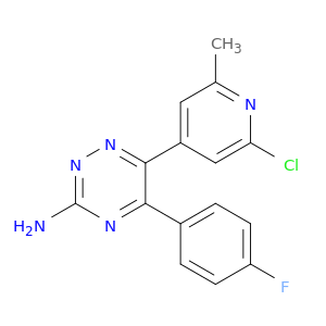 6-(2-氯-6-甲基-4-吡啶基)-5-(4-氟苯基)-1,2,4-三嗪-3-胺