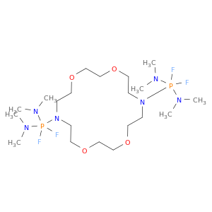 Phosphoranediamine,1,1'-(1,4,10,13-tetraoxa-7,16-diazacyclooctadecane-7,16-diyl)bis[1,1-difluoro-N,N,N',N'-tetramethyl-(9CI)