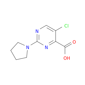 5-Chloro-2-(pyrrolidin-1-yl)pyrimidine-4-carboxylic Acid