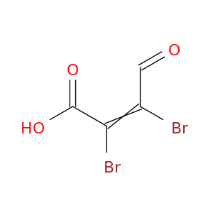 (E)-2,3-二溴-4-氧代丁-2-烯酸