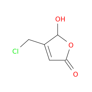 2(5H)-Furanone,4-(chloromethyl)-5-hydroxy-