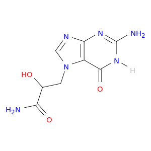 7H-Purine-7-propanamide, 2-amino-1,6-dihydro-a-hydroxy-6-oxo-