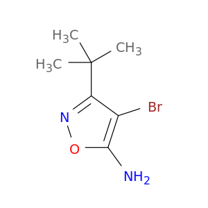 4-Bromo-3-(tert-butyl)isoxazol-5-amine