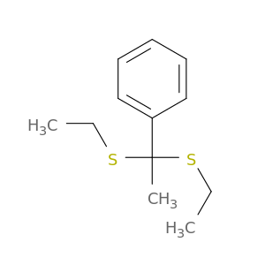 Benzene, [1,1-bis(ethylthio)ethyl]-