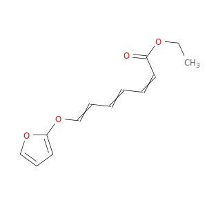 2,4,6-Heptatrienoic acid, 7-(2-furanyloxy)-, ethyl ester
