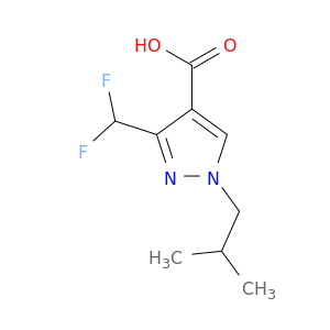 3-(二氟甲基)-1-(2-甲基丙基)-1H-吡唑-4-羧酸