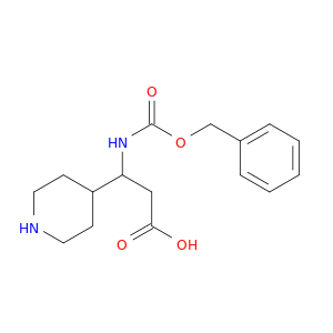 3-(Cbz-氨基)-3-(4-哌啶基)丙酸