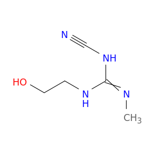 Guanidine, N-cyano-N'-(2-hydroxyethyl)-N''-methyl-