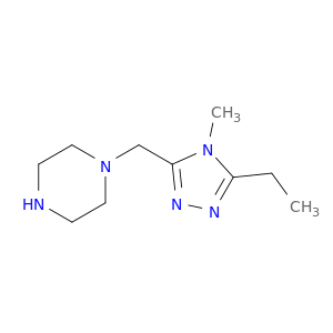 1-[(5-ethyl-4-methyl-4H-1,2,4-triazol-3-yl)methyl]piperazine