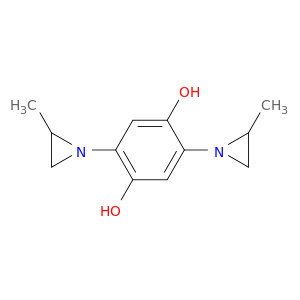 hydroquinone, 2,5-bis(2-methyl-1-aziridinyl)-
