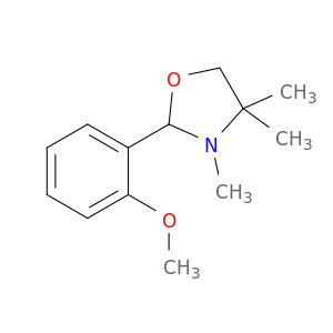Oxazolidine,2-(2-methoxyphenyl)-3,4,4-trimethyl-