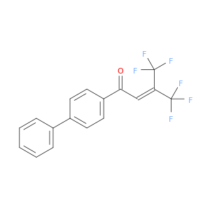 1-(4-BIPHENYLYL)-4,4,4-TRIFLUORO-3-TRIFLUOROMETHYL-2-BUTEN-1-ONE