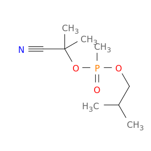 Phosphonic acid, methyl-, 1-cyano-1-methylethyl 2-methylpropyl ester