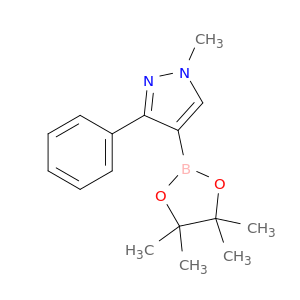 1-甲基-3-苯基-4-(4,4,5,5-四甲基-1,3,2-二噁硼烷-2-基)-1H-吡唑