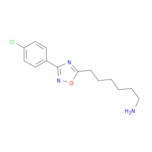 6-[3-(4-Chlorophenyl)-1,2,4-oxadiazol-5-yl]hexan-1-amine