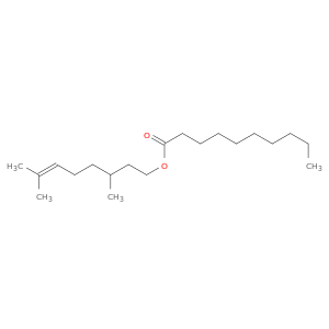 Decanoic acid,3,7-dimethyl-6-octen-1-yl ester