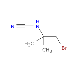 Cyanamide, (2-bromo-1,1-dimethylethyl)-