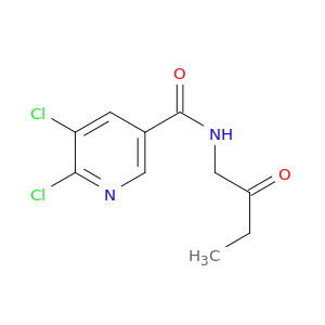 5,6-二氯-N-(2-氧脱丁基)-3-吡啶甲基酰胺