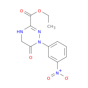 Ethyl 1-(3-Nitrophenyl)-6-oxo-1,4,5,6-tetrahydro-1,2,4-triazine-3-carboxylate