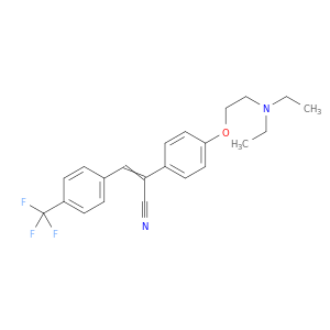 Benzeneacetonitrile,4-[2-(diethylamino)ethoxy]-a-[[4-(trifluoromethyl)phenyl]methylene]-
