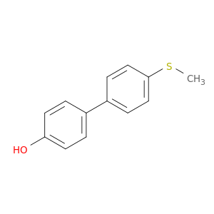 [1,1'-Biphenyl]-4-ol, 4'-(methylthio)-