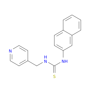 Thiourea, N-2-naphthalenyl-N'-(4-pyridinylmethyl)-