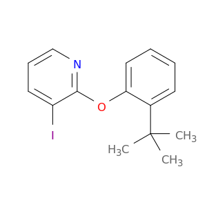 Pyridine, 2-[2-(1,1-dimethylethyl)phenoxy]-3-iodo-