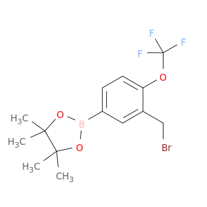 (3-Bromomethyl-4-trifluoromethoxyphenylboronic acid, pinacol ester