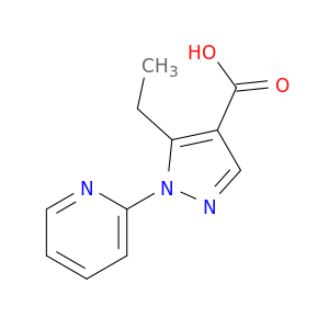 5-乙基-1-(2-吡啶基)-1H-吡唑-4-羧酸