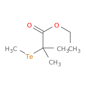 Propanoic acid, 2-methyl-2-(methyltelluro)-, ethyl ester