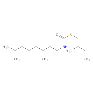 Carbamothioic acid, (3,7-dimethyloctyl)-, S-(2-methylbutyl) ester