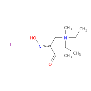 AMMONIUM, DIETHYL(2-HYDROXYIMINO-3-OXOBUTYL)METHYL-, IODIDE